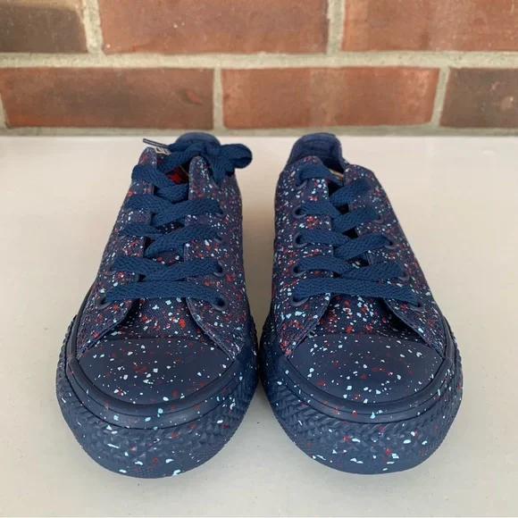 Converse Boys CHUCK TAYLOR LOW TOP Fabric Low Top Sneakers MultiColor US 13 M - Picture 3 of 9